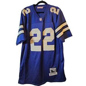 Mitchell & Ness Emmitt Smith Cowboys Throwback 1995 Jersey Size 48 Stitched L
